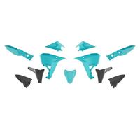 Kit Plastiche Racetech KOVE 800 REVOLUTION 2024-2026 Kit VERDE ACQUAMARINA-NERO