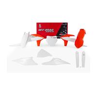 Kit Plastiche Racetech KTM SX OEM 2019-2022 Bianco/Arancione