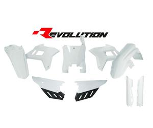 Kit Plastiche Racetech REVOLUTION CON PARASTELI HONDA CRF 2021-2024 Kit BIANCO