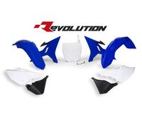 Kit Plastiche Racetech REVOLUTION YAMAHA YZ 2002-2022 Kit BLU-BIANCO-NERO