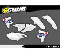 Kit plastiche restyle Suzuki DR-Z400 1999-2024 + decalcomanie applicate DRZ 400