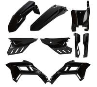 KIT PLASTICHE REVOLUTION 7 PEZZI (CON PARASTELI E COVER AIR BOX) HONDA COLORE NERO