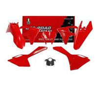 RTECH Kit Plastiche 6 Pezzi Colore Rosso Gas Gas Ec/EcF 24..-R-KITGAS-RG0-624