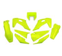 KIT PLASTICHE UFO CON PORTAFARO GIALLO FLUO HUSQVARNA FE 450 2020-2023