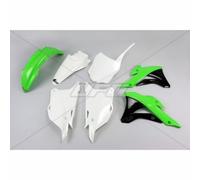 KIT PLASTICHE UFO CROSS KAKIT222-999 COL.ORIGINALE KAWASAKI KX 85 2014-2016