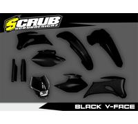 Kit plastiche Yamaha WR450F 2007-2011 WR250F 2007-2014 + faro V-Face