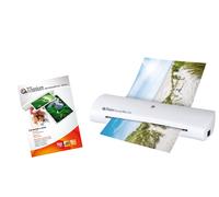 KIT PLASTIFICAZIONE - PLASTIFICATRICE TITANIUM PL250-L A4 + 100 FOGLI POUCHES A4