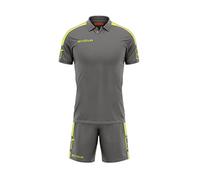 KIT PLAY GRIGIO SCURO/GIALLO FLUO Tg. XL
