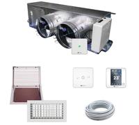 Kit Plenum completo Airzone Easyzone 2 zone con serrande motorizzate wifi, centralina e interfaccia