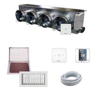 Kit Plenum completo Airzone Easyzone 4 zone con serrande motorizzate wifi, centralina e interfaccia