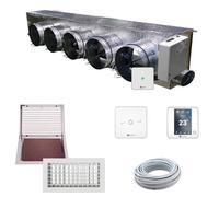 Kit Plenum completo Airzone Easyzone 5 zone con serrande motorizzate wifi, centralina e interfaccia