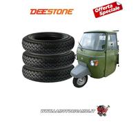 KIT PNEUMATICI 4.50-10 DEESTONE PER PIAGGIO APE MP TUTTI I MODELLI