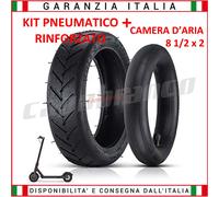 Kit Pneumatico Rinforzato 8 1/2 x 2+Camera d'Aria 8,5 Xiaomi Ninebot Monopattini