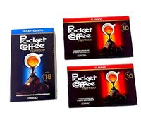 Kit PocketCoffee Espresso Classico e Decaffeinato, 18 Cioccolatini Deca + 20 Cioccolatini Classico 100% Arabica