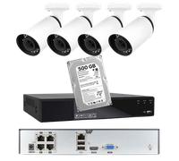 KIT PoE NVR 4 canali 5MP con 4 telecamere 2MP 2,7-13,5 mm varifocale motorizzata