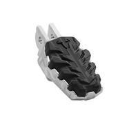 Kit poggiapiedi SW-Motech EVO - Argento/nero. Honda NT1100 (21-), XL750 (22-)., nero-argento