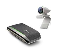 Kit Poly Studio P5 con Poly Sync 20+ (Plantronics) - Videocamera per videoconferenze HD 1080p - Kit con vivavoce intelligente Bluetooth wireless e webcam professionale