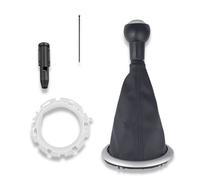 Kit Pomello 5 marce Cuffia Cornice Argento Compatibile con Citroen C2 2003-2010