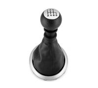 Kit Pomello 6 Marce Cuffia per Cambio Compatibile con Suzuki SX4 2006-2015 | Pomello filettatura in metallo. Cuffia sintetica con cornice argento e ghiera. Retromarcia basso destra. Marca 1neiSmartech