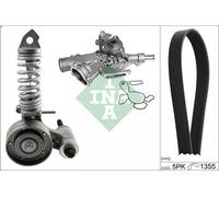 Kit pompa acqua + cinghia trapezoidale INA 529 0297 30 per AGILA A (H00) 1 2000-