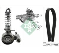 Kit pompa acqua + cinghia trapezoidale INA 529 0297 30 per CORSA B (S93) 1 1996-