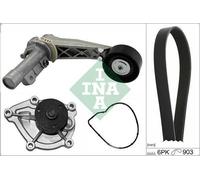 Kit pompa acqua + cinghia trapezoidale INA 529 0504 30 per RCZ 1.6 2010-2015