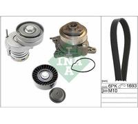 Pompa dell'acqua + kit cinghia trapezoidale 529 0534 30 INA per VW SKODA SEAT