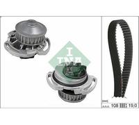 Kit pompa acqua e cinghia di distribuzione INA 530 0717 30 per 50 1.1 1974-1978