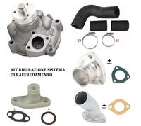 Kit Pompa Acqua + Raccordi+ Manicotti Trattore Fiat Serie Oro 640-4679242-Adatt.