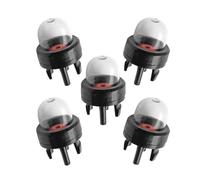 Kit pompa carburante a bulbo con primer a scatto for carburatore, adatto for accessori for tosaerba(Round,5pcs)