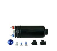 Kit pompa carburante in linea ad alta pressione 50-1005 400LPH Compatibile per E85 per 0580254044 + staffa filtro carburante da 60 mm + adesivo AEM