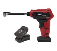 Kit Pompa D'aria Senza Fili Sealey CP20VAPKIT1 20V 2Ah Serie SV20