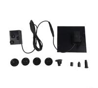 Kit pompa fontana a energia solare con pannello solare esterno per laghetto da giardino all'aperto, tra cui sei diversi ugelli e caratteristica