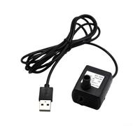 Kit pompa fontana USB silenziosa fontana sommergibile per acquario bagno per uccelli acquario acquario per mini decorazione da giardino interna esterna nera