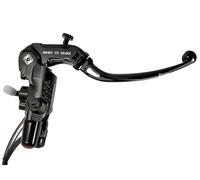 Kit Pompa Freno Accossato 16x16 Con Leva Snodata + Pulsantiera Racing a 2 Pusanti per KAWASAKI ER-6N ER650E - (ER650E) dal 2012 al 2016 (CC 650)