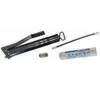 Ama Kit Pompa Ingrassaggio a Leva - Made in Italy, Completo di Tubo Flessibile 30 cm, Testina 4 Griffe e Cartuccia Grasso 600 g, Ideale per Agricoltura e Officina