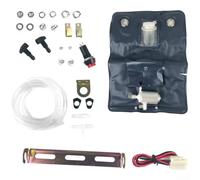 Kit Pompa Lavavetro 12V con Borsa Acqua 1 Litro | Alimentazione 12V diretta, serbatoio 1L integrato, installazione per semplice cablaggi extra, ideale auto storiche