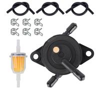 Kit Pompa Olio, Inclusi 1 Pompa Carburante 1 Filtro 3 Tubi Olio 6 Fascette Stringitubo per Kawasaki FH381V FH430V FH451V FH500V FH531V, per Kohler 25HP-75HP/24 393 04-S/CH17-CH25