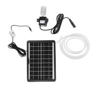 Kit Pompa per solare 12V con Pannello 27x18cm per Kit Pompa | richiesta, per solare pura, flusso 240L/h, per ideale per giardini ecologici