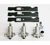 Kit ponte per 54' Craftsman Poulan Husqvarna, 3 mandrini 187292, 3 lame per
