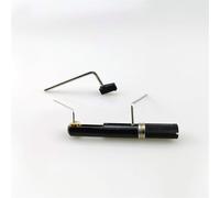 Kit ponte per chitarra elettrica Black Single Headless Guitar Bridge Headless Fanned Fixed Brass Fan Bridges (Color : 1 Strings Bridge)
