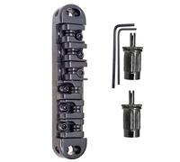 Kit ponte per chitarra elettrica Chiave Per Viti Per Ponte Per Chitarra Roller Saddle Per Accessori Per Parti Di Chitarra Elettrica (Color : Black)