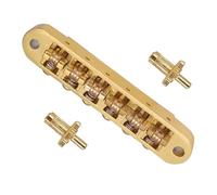 Kit ponte per chitarra elettrica Chitarra Elettrica Roller Saddle Bridge Chitarra Elettrica Roller Saddle Bridge (Color : Gold)