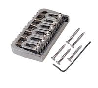 Kit ponte per chitarra elettrica Chitarra Hardtail Fixed Bridge Duty Strong Con Chiave E Viti In Lega Di Zinco Per Chitarra A 6 Corde