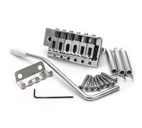 Kit ponte per chitarra elettrica Chitarra Standard A 6 Corde Per Chitarra Elettrica Con Cordiera Per Ponte Tremolo (Color : Silver)