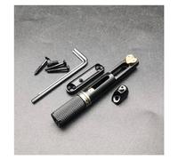 Kit ponte per chitarra elettrica Cordiera A Ponte Per Chitarra Elettrica Senza Testa Per Chitarra Elettrica Senza Testa Nera/cromata (Color : Black)