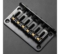 Kit ponte per chitarra elettrica Corpo Del Ponte Per Chitarra Hardtail Passante Per Parti Elettriche A 6 Corde (Color : Black)