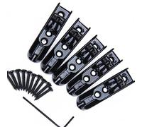 Kit ponte per chitarra elettrica Parti Per Ponti Per Basso Individuali A 5 Corde Con Viti A Chiavetta Parti E Accessori Per Chitarra Ponte Per Basso Individuale