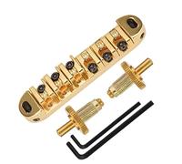 Kit ponte per chitarra elettrica Parti Per Selle A Rulli Per Ponte Per Chitarra Chitarre Elettriche Parte Per Chitarra Per Ponte A Sella Per Ponte In Lega Di Zinco (Color : Gold)