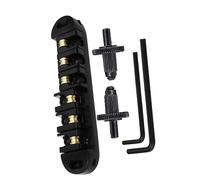 Kit ponte per chitarra elettrica Parti Per Selle A Rulli Per Ponte Per Chitarra Chitarre Elettriche Accessorio Per Parte Per Chitarra Con Ponte A Sella Per Chitarra In Lega Di Zinco (Color : Black)